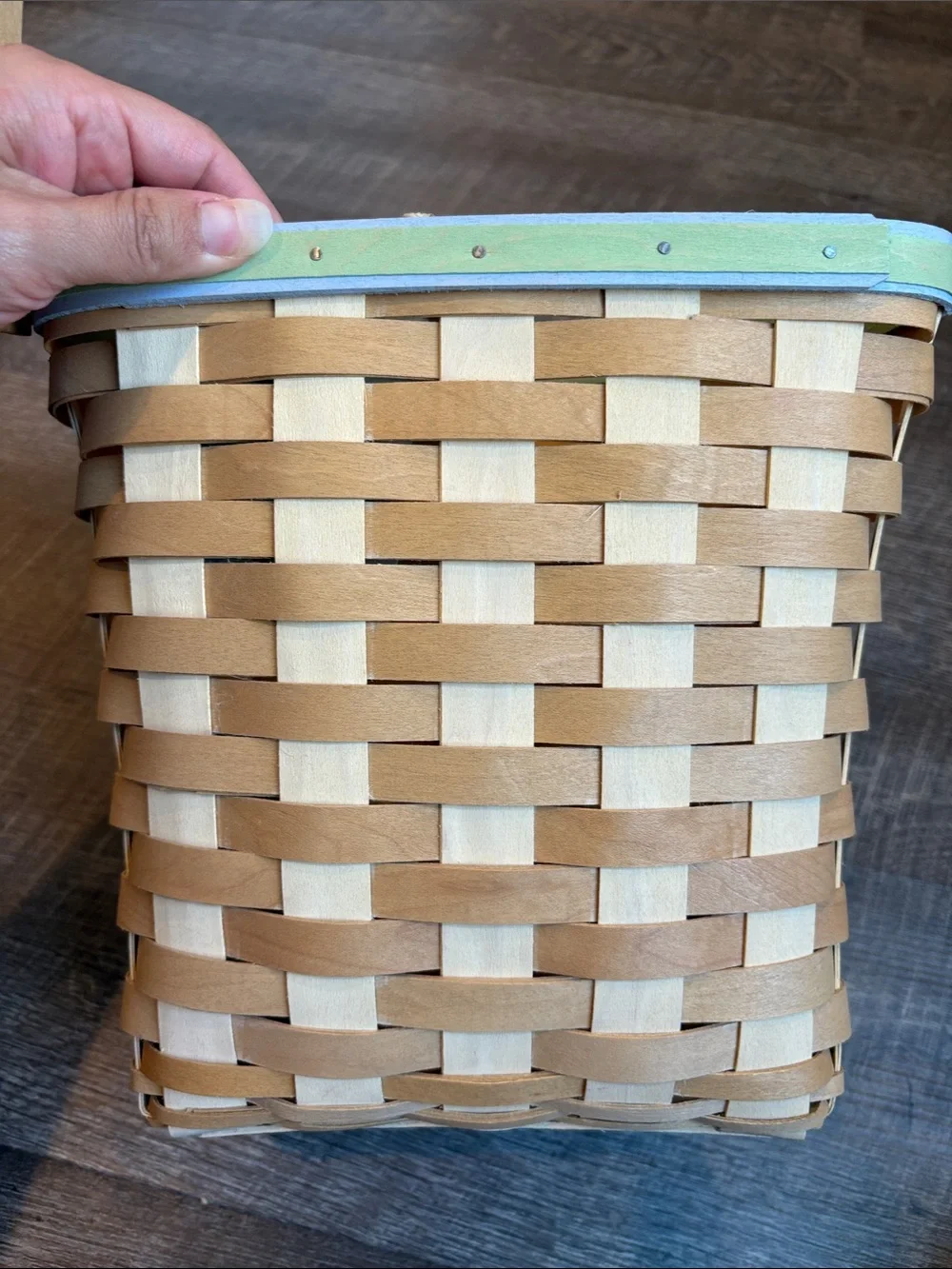 Longaberger White House Easter Egg Roll Basket Large Handle 2011 RARE